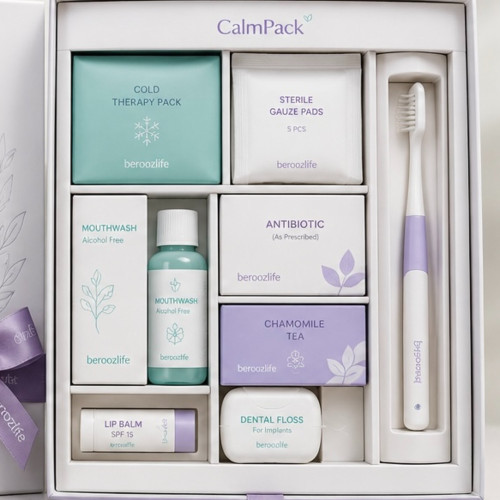 CalmPack | پک مراقبت بعد از ایمپلنت برای بیماران و کلینیک‌های دندانپزشکی